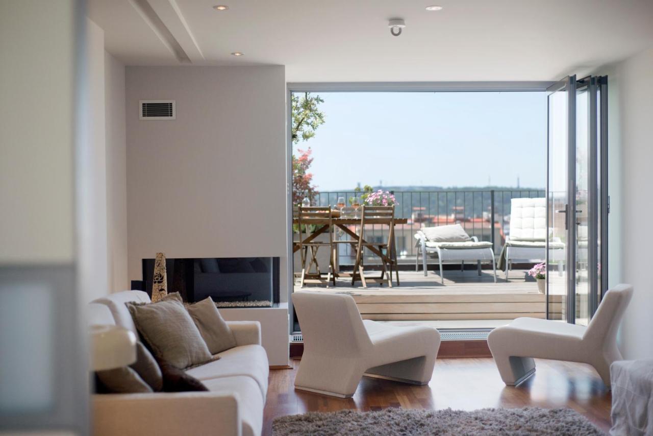 Luxury Penthouse Apartment Praag Buitenkant foto