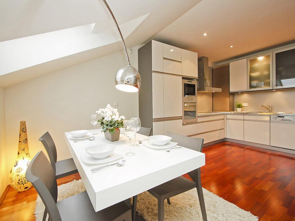 Luxury Penthouse Apartment Praag Kamer foto